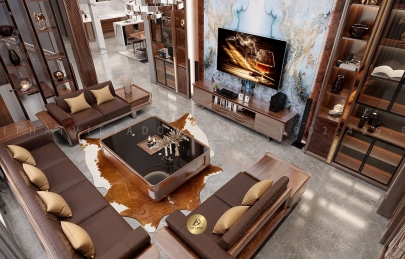 Địa chỉ thiết kế, thi công nội thất gỗ óc chó Hồ Chí Minh